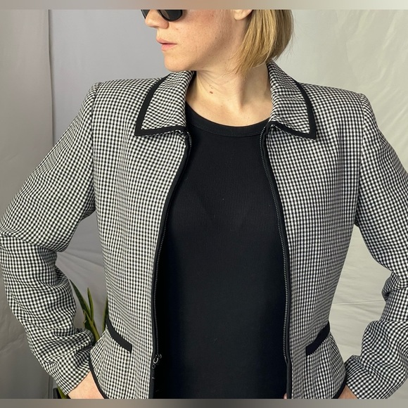 Vintage Gingham Zip Jacket - Picture 5 of 8